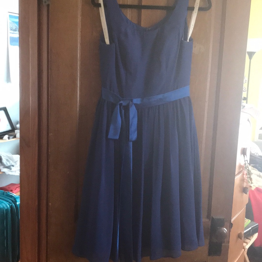 Blue Azazie bridesmaid dress size 10